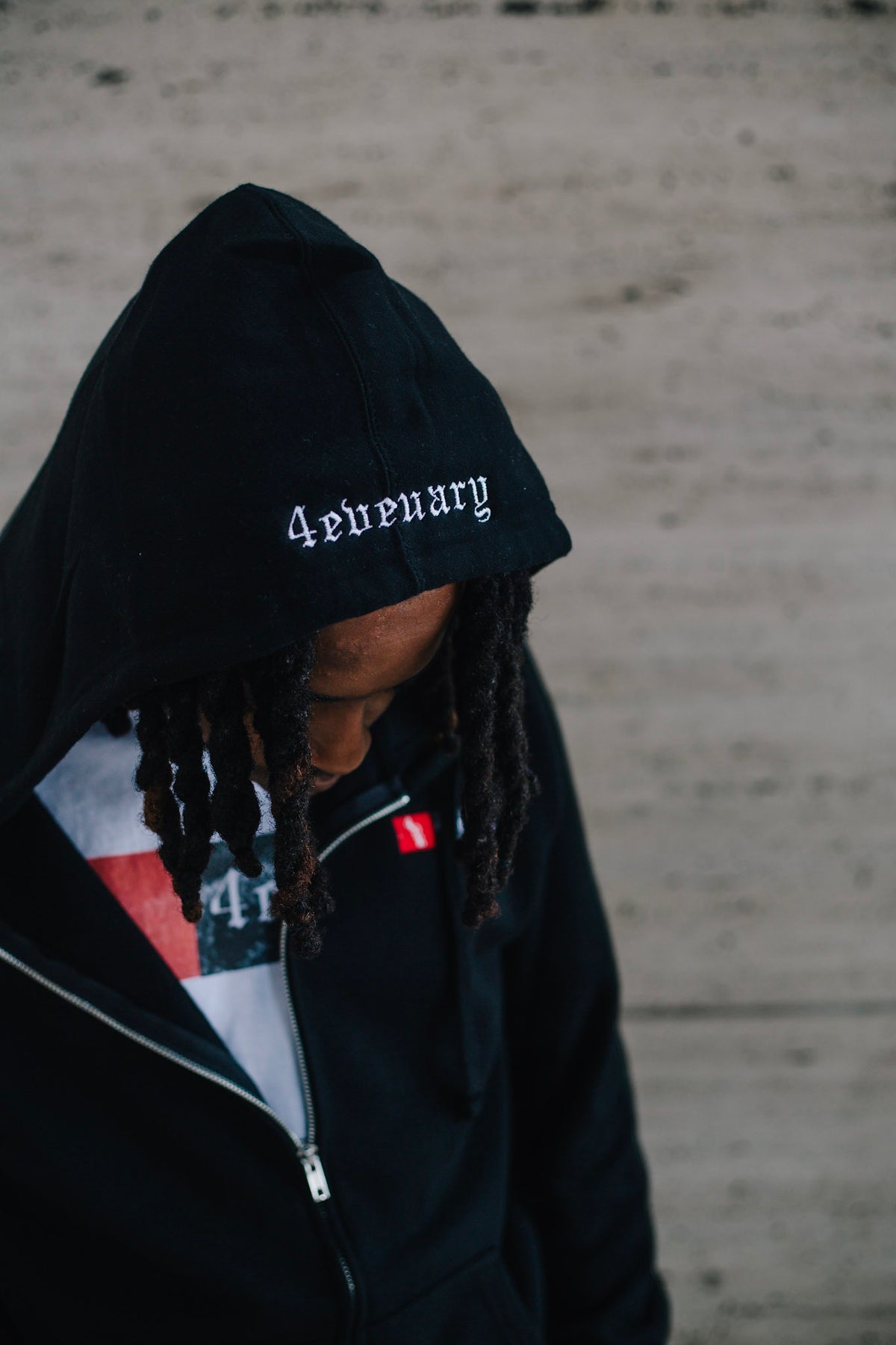 4VR Black Uniform Zip Up