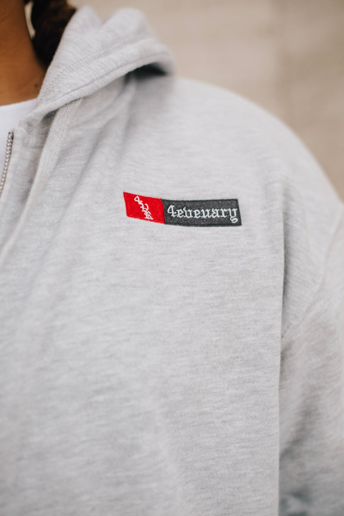 4VR Grey Uniform Zip Up