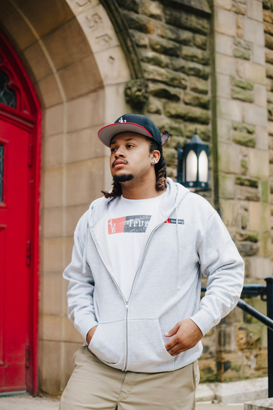 4VR Grey Uniform Zip Up