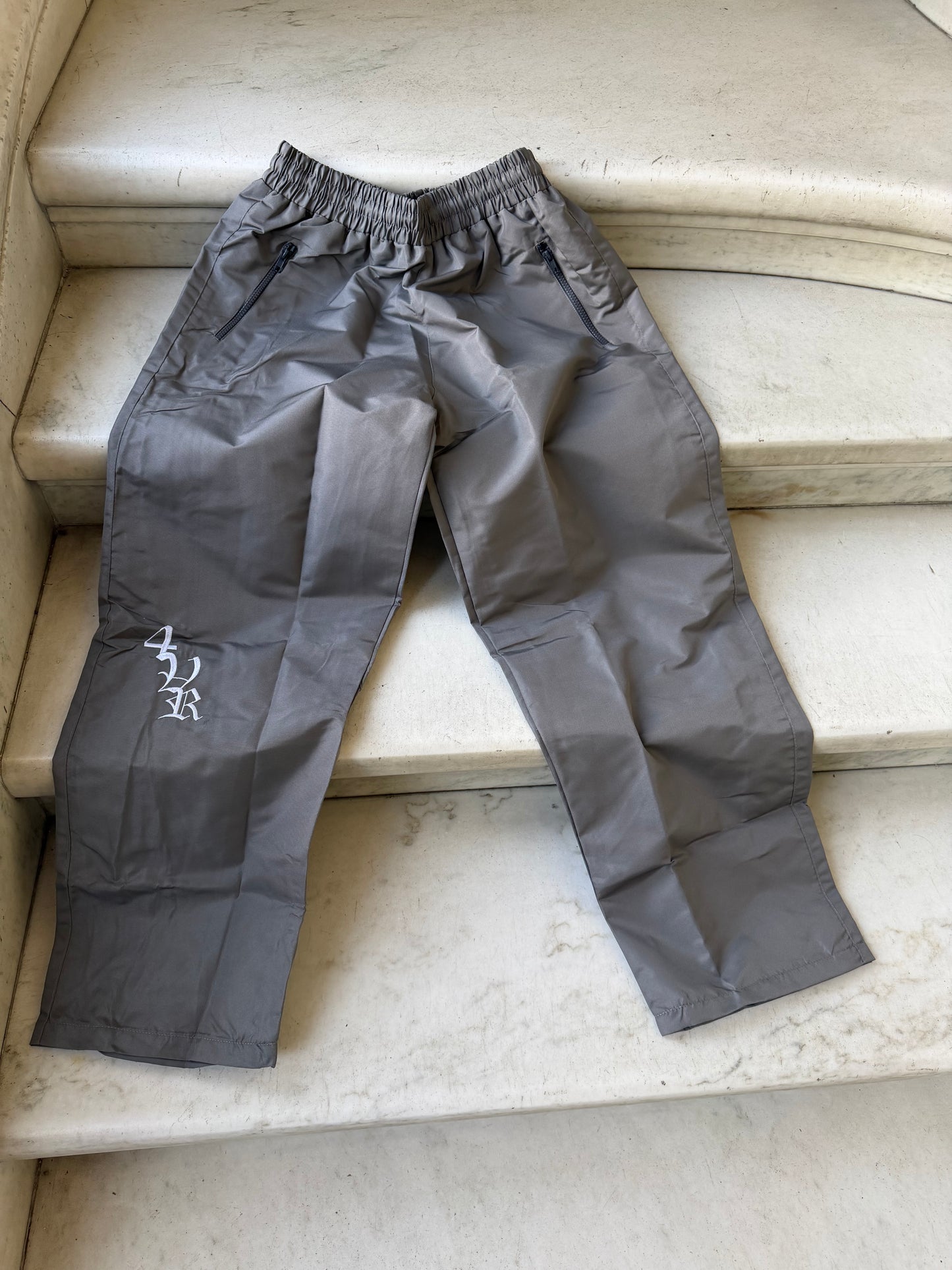 Grey Nylon TrackSuit