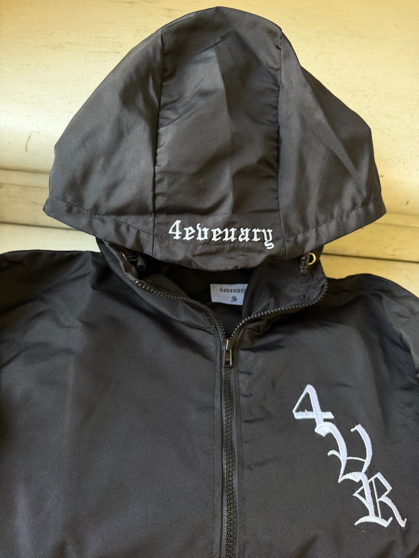 Black Nylon TrackSuit