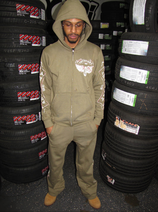 Olive Green Sweatsuit
